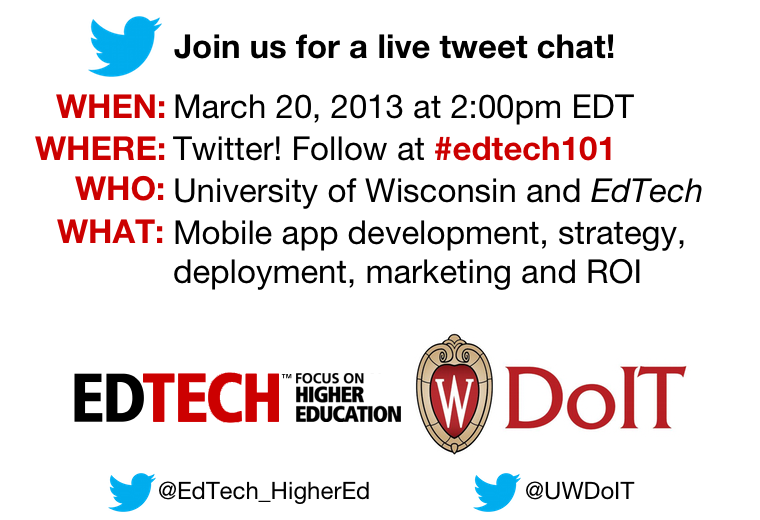 EdTech Twitter Chat EdTech Twitter Chat