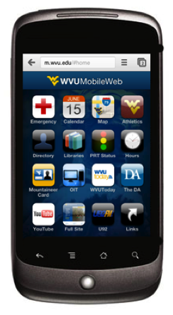 West Virginia Mobile Website