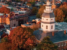 Aerial photograph of Maryland State House