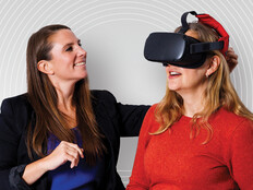 Eileen McGivney and Leanne Chukoskie, professors at Northeastern University