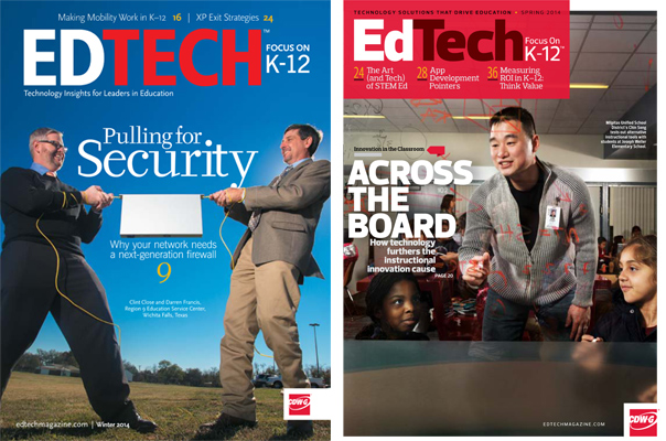 Old and new EdTech magazine