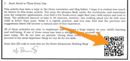 QR Code newsletters QR Code newsletters