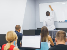 Kids in computer lab