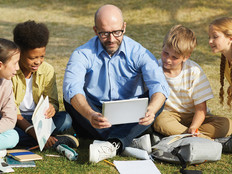 Teaching holding class outside